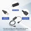 MECCANIXITY USB Extension Cable with ON/Off Toggle Switch 1m USB