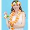 Layseri Tropical Hawaiian Leis,Flower Garland Set for Adult Kids