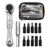 Omninmo 12pc 1/4 Mini Ratchet Wrench Pocket Screwdriver Set Mini