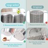 Newness Stainless Steel Measuring Jug with Handle – 3 Measuring