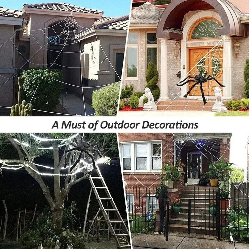 halloween spider web decoration