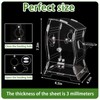 Acrylic Jumping Spider Enclosure Kit 5.9x3.5x9.4 Inches - Escape-Proof Arboreal