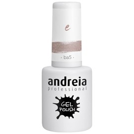 Andreia Semi-Permanent Nail Polish Gel Polish Colour BA5 Pink Glitter - Red Tones - 10.5 ml