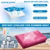 JUAN & JASMIN 2 Pack Cooling Towel (19.5"x15"), Soft Breathable
