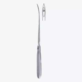 Norralco OBWEGESER Zygomatic Arch Awl for Wire Suturing, 9.1/2", Slightly Curved, Premium