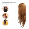 Hairdressing Mannequin Head 85 Percent Real Hair Flexible Multipurpose Hair
