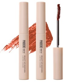 PHOEBE Beauty Up Mascara, Long & Curl Keep, Beauty Mascara, Sunset Orange, 0.2 oz (5 g), 2 Packs
