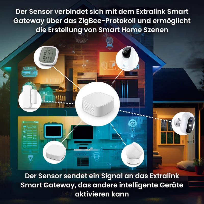 Extralink Smart Life Thermometer and Hygrometer Inside, Smart Home, Smart