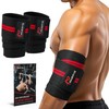 Anraye Elbow Wraps for Weightlifting - 47" Adjustable Compression Straps