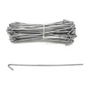 Chain Link Fence Steel Hook Ties (Galvanized) 9 Gauge, Size