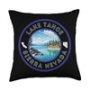 Lake Tahoe Sierra Nevada Throw Pillow