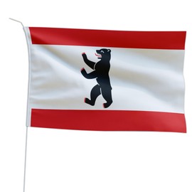 Marineo Guest Country Flag Boat Flag Guest Flag for Boat or Motorcycle – 20 x 30 cm, Berlin