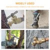 VIDABTE 01-5095 Bibb Sillcock Tee Handle,Metal Outside Faucet Hose Bibb