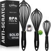 Eddeas Whisk,Silicone Whisks for Cooking non Scratch Protect your ceramics