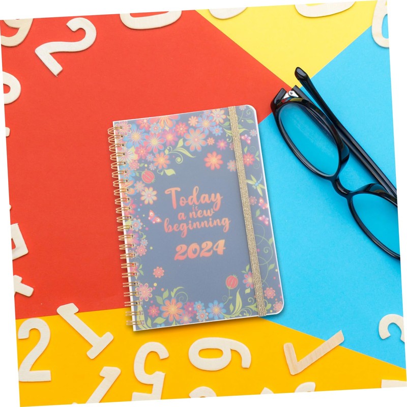 TEHAUX 2024-2026 Teacher Planner Academic Year Notebook Planner Book Binder