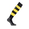 uhlsport Team PRO Essential Stripe Socken, Calze da Uomo, Nero/Giallo