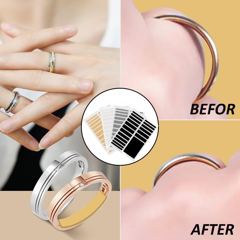 24 pieces ring size adjuster, ring invisible adjuster, ring size