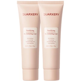 Gel Exfoliante Purificante 2 Piezas - Suave para Rostro, Limpia Suciedad, Aceites y Contaminação | Hidrata, Regula Equilibrio Agua-Aceite, Apto para Todas las Pieles (Grasa, Seca, Mixta)