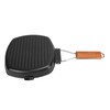 Frying Pan Folding Non Stick Portable Anti Scald Wooden Handle