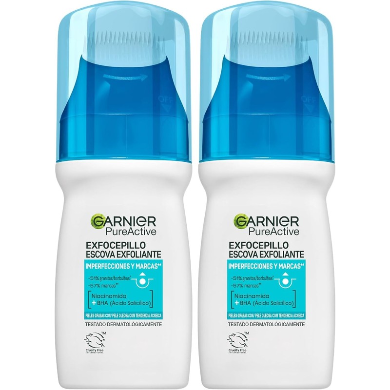 Garnier Skin Naturals Face Gel Exfocepillo Pureactive, 150 Ml