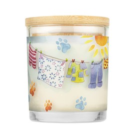 Pet House Plant-Based Pet Odor Candle, Clean, Long Lasting Fresh Linen Candles for Home - Sunwashed Cotton