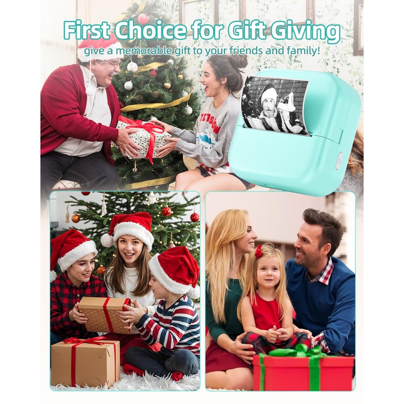 Phomemo Sticker Printer - Mini Printer for Phone, M02X Portable