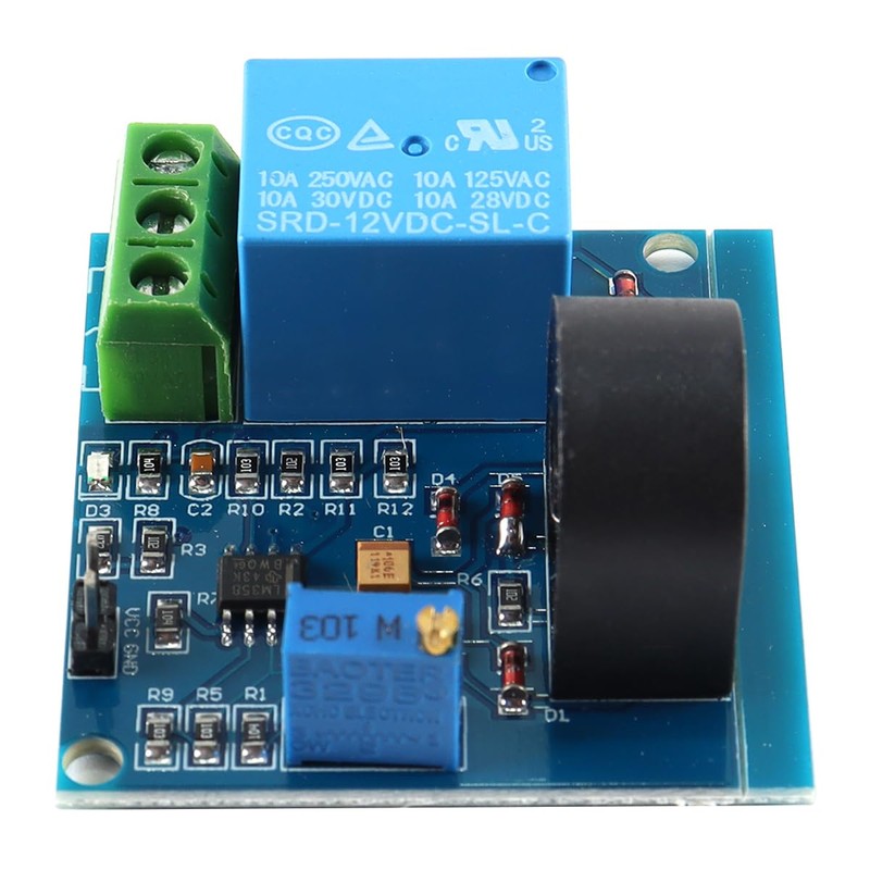 DollaTek 2 12v 5a Ac Current Sensor Relay Module Adjustable