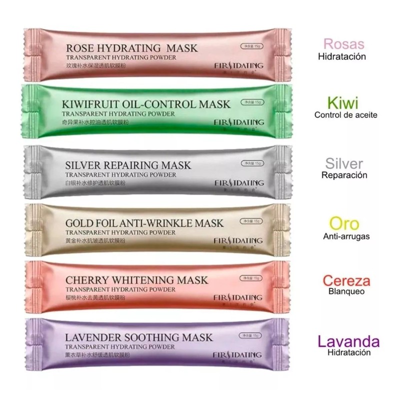 Universo en Linea Jelly Mask Mascarilla Hidroplastica Spa Hidratación Spa