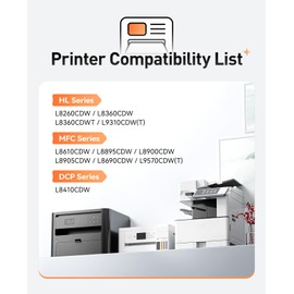 DR431CL Drum Unit Printer High Yield Replacement for Brother DR-431CL Imaging Drum Compatible with HL-L8360CDW MFC-L8900CDW MFC-L8690CDW HL-L8260CDW MFC-L8610CDW MFC-L8905CDW MFC-L9570CDW HL-L8360CDWT