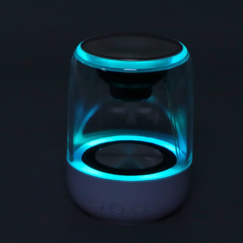 LED Bluetooth Speaker Wireless Stereo Speaker with 7 Light Modes