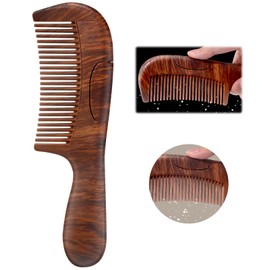 Honeydak Dandruff Comb, Hollow Tooth Button Scalp Psoriasis Multifunctional Lice Energy Massager Hair Comb Healthier Scalp for Massage Combs for Women Men