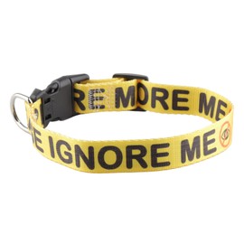 CENWA Please Ignore Me Dog Collar Working Dog Collar Adjustable Pet Collar (Please Ignore ME)