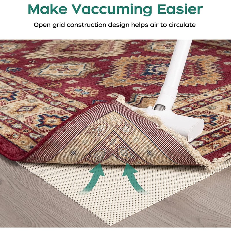 BAGAIL BASICS Non Slip Rug Pad Gripper Round 4 Feet