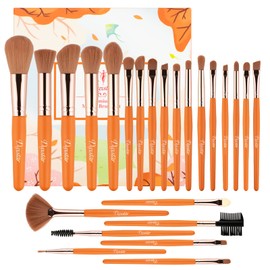 Makeup Brushes Set Professional - Make up Brush Set 24pcs Foundation Eyebrow Blush Concealer Face Powder Eye Shadows Eyeliner Highlight Brush Kit