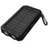 HI DISC MBSC8000FTBK 8000mAh Solar Charger with 2 USB +