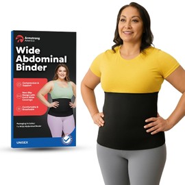 Abdominal Binder Post Surgery Tummy Tuck | Postpartum Belly Band Wrap | Post C Section Belly Binder | Stomach Compression Hernia Belt For Men or Women After Pregnancy, Hysterectomy Belly Band (XXL)