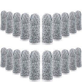 40 unidades de protectores de dedos resistentes a los cortes, protectores de dedos reutilizables para cocina, trabajo y escultura