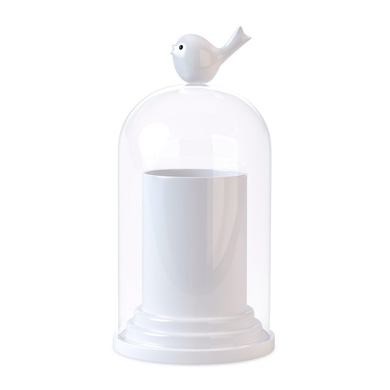 balvi - Birdie Toothpick Container and Cotton Bud Dispenser with