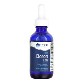 Suplemento Boro Trace Minerals Líquido 6mg 59ml Sin Sabor Vegano
