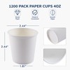 Turbo Bee 1200Pack 4oz Disposable Paper Cups,Disposable Espresso Cups,Coffee Cups,