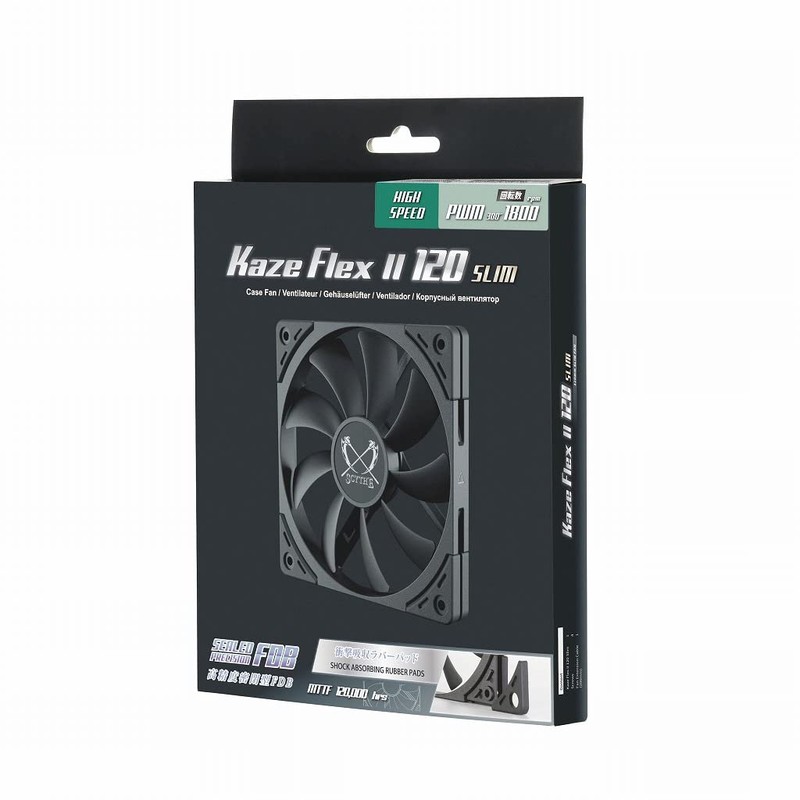 KFS1215FD18-P Original Design 4.7 inch (12 cm) Square Thin Fan
