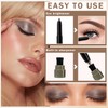 ZHISHUDL Silver Gray Eyeshadow Stick Eyeliner Pencil Matte Shimmer Cream