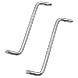 BLLNDX Offset Screwdriver 2PCS Double Ended Right Angle Screw Drivers Phillips and Flat Head Z Shaped Screwdrivers