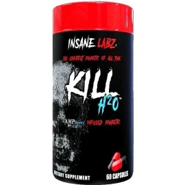 Insane Labz Diuretico Quemador Kill H2o 60 Caps Sin Sabor