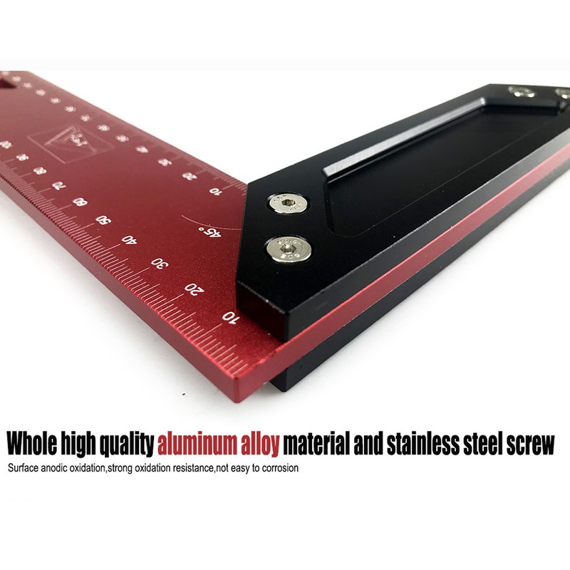 150mm Double 45 Degree Woodworking Angle Ruler L Measurements Ruler