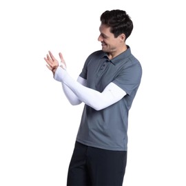 BloqUV Sun Sleeves White OS