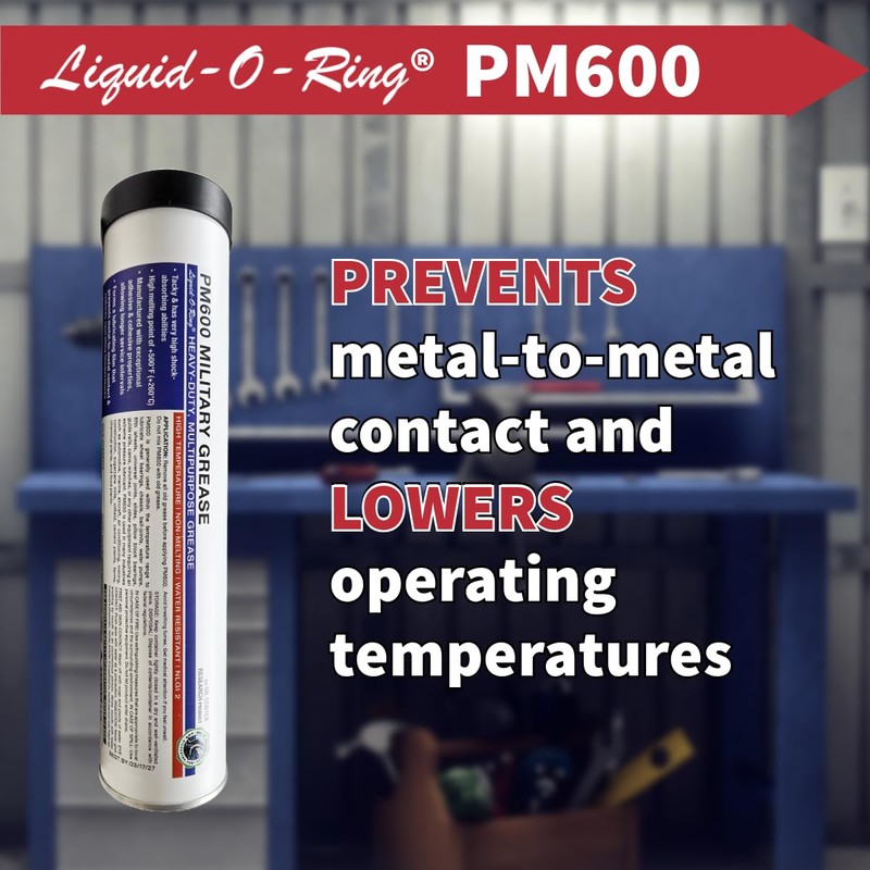 Liquid-O-Ring PM600 Multi-Purpose Grease for Bearings, Open Gears, and More
