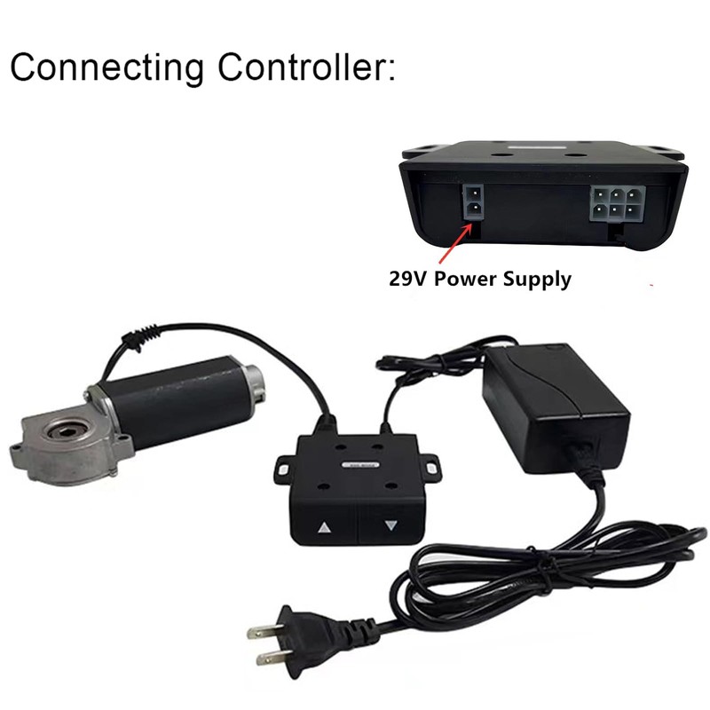 Adjustable Bed Base Power Supply Replacement Power Cord 3 Piece