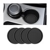 4 Pack Car Cup Holder Coaster, 2.75 Inch Diameter Non-Slip