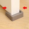Rubber Door Stoppers Wedge,Bidirectional Door Stops,Small Size Cube Doorstop for